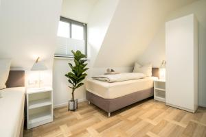 Postel nebo postele na pokoji v ubytování Zolima - Modern - E-Bike Ladestation - Familie