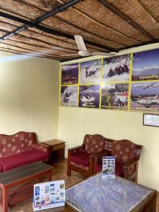 Χώρος καθιστικού στο Hotel Village Inn