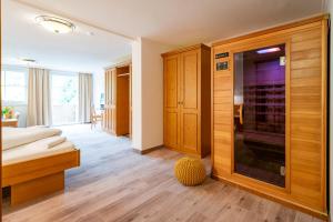 Łóżko lub łóżka w pokoju w obiekcie Hubengut Bed and Breakfast