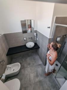 Koupelna v ubytování La Regina dAlabastro + 19 fotografií
