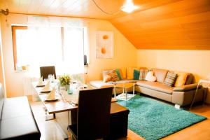 Ruang duduk di Ferienhof Brunner