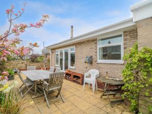 Bygningen som feriehuset ligger i