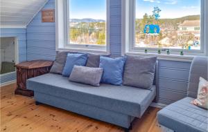 Ruang duduk di Lovely Home In Kollungtveit