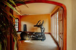 Fitness centrum a/nebo fitness zařízení v ubytování Le Mas Candille
