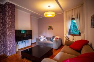 TV a/nebo společenská místnost v ubytování Apartment OLIVE OASIS