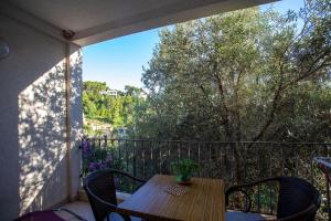 Balkón nebo terasa v ubytování Apartment OLIVE OASIS