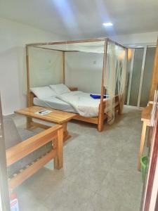 AFEX Rivercamp客房内的一张或多张床位
