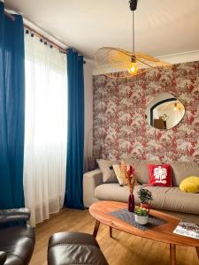 Et opholdsområde på La maison de la Garenne