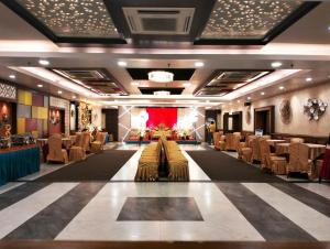 Area soggiorno di Hotel Pushpak