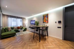 Χώρος καθιστικού στο Cosy & So Stylish Appartement Au coeur de Casablanca Bd 2 Mars Derrière Kfc 2 Min à Pieds vers Mcdo