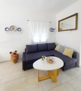 A seating area at Theros House
