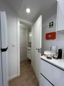 Kuchyň nebo kuchyňský kout v ubytování A casa da Tia Júlia