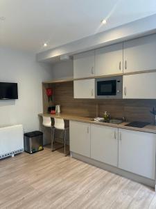 Una cocina o zona de cocina en SWUITE GALWAY