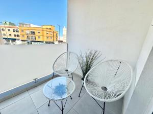Balkon lub taras w obiekcie Pineapple Sorbet piscina, doble terraza, cocina completa y WIFI