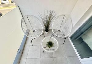 Część wypoczynkowa w obiekcie Pineapple Sorbet piscina, doble terraza, cocina completa y WIFI