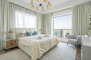 Postel nebo postele na pokoji v ubytování GuestReady - Modern and luxe near JBR Beach