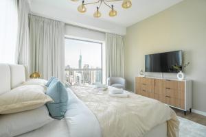 Postel nebo postele na pokoji v ubytování GuestReady - Modern and luxe near JBR Beach