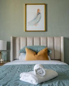 Postel nebo postele na pokoji v ubytování GuestReady - Modern and luxe near JBR Beach