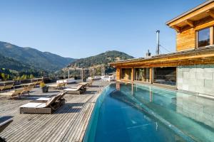 Widok na góry z tego hotelu