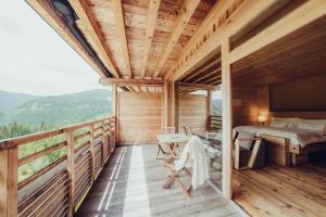 Widok na góry z tego hotelu