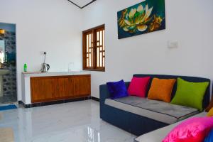 Χώρος καθιστικού στο Jungle View Inn
