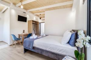 Una cama o camas en una habitación de Studio 4