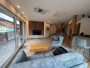 Posedenie v ubytovaní Penthouse Lorenzerhof