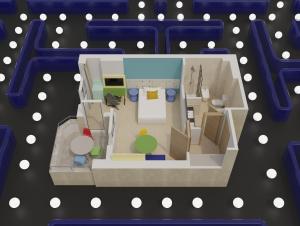 Grundriss der Unterkunft Hotel Magic Games 4