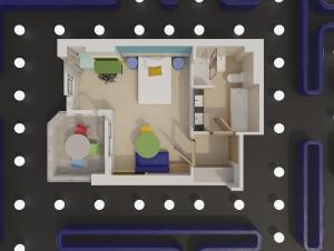 Grundriss der Unterkunft Hotel Magic Games 4