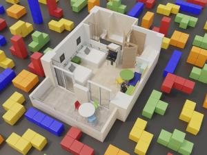 Grundriss der Unterkunft Hotel Magic Games 4