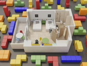 Grundriss der Unterkunft Hotel Magic Games 4