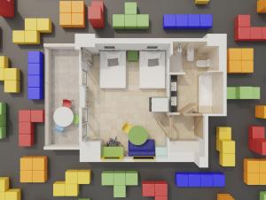 Grundriss der Unterkunft Hotel Magic Games 4