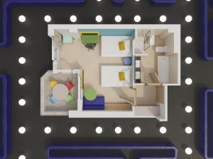 Grundriss der Unterkunft Hotel Magic Games 4