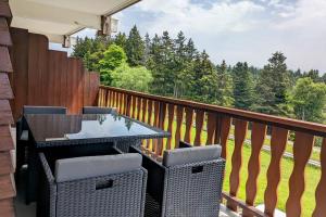 Balkón nebo terasa v ubytování Appartement 4 personnes au pied des pistes