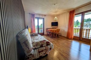 TV a/nebo společenská místnost v ubytování Appartement 4 personnes au pied des pistes