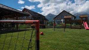 Herní místnost nebo prostor pro děti v ubytování Apartmány Family Nová Lesná