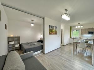 Χώρος καθιστικού στο Apartmán GRÚŇ -Vrátna-Paseky
