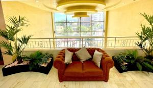 Posezení v ubytování AMH Hotel Durres