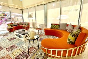 Posezení v ubytování AMH Hotel Durres
