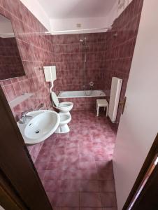 Koupelna v ubytování Hotel Bristol