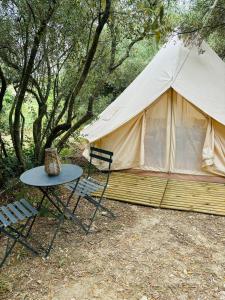 Gallery image of Locations insolites "vie en plein air" cabane et tipi Bastide Bellugue maison d'hôtes reseau Bienvenue à la ferme à 3 mn de lourmarin in Cadenet