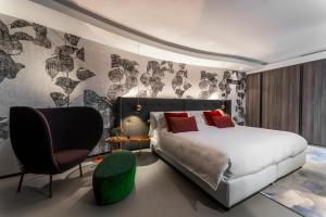 Postel nebo postele na pokoji v ubytování Hotel Doriguzzi