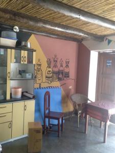 Kuchyň nebo kuchyňský kout v ubytování Silic Hostel Camping