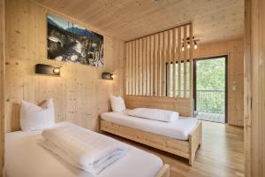 Postel nebo postele na pokoji v ubytování AREA 47 - Tirol