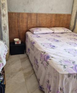Postel nebo postele na pokoji v ubytování Casa aconchegante em Barequeçaba