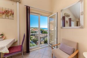 Balkón nebo terasa v ubytování Apartments Gisela