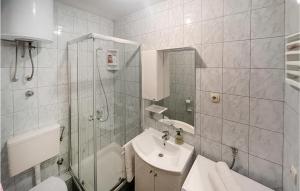 Koupelna v ubytování 3 Bedroom Stunning Apartment In Kustici
