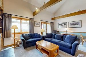 Χώρος καθιστικού στο Okemo Trailside 36E