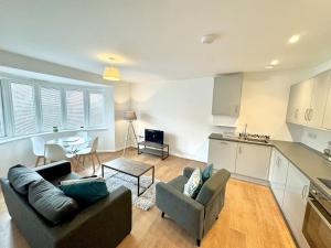 Køkken eller tekøkken på Modern, City living Apartments- Private parking