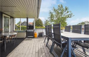 Μπαλκόνι ή βεράντα στο Holiday Home Humlevænget